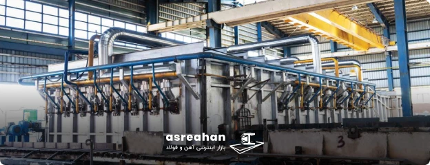 آشنایی با خطوط تولید کارخانه نورد میلگرد کاسپین و ظرفیت تولید این مجموعه